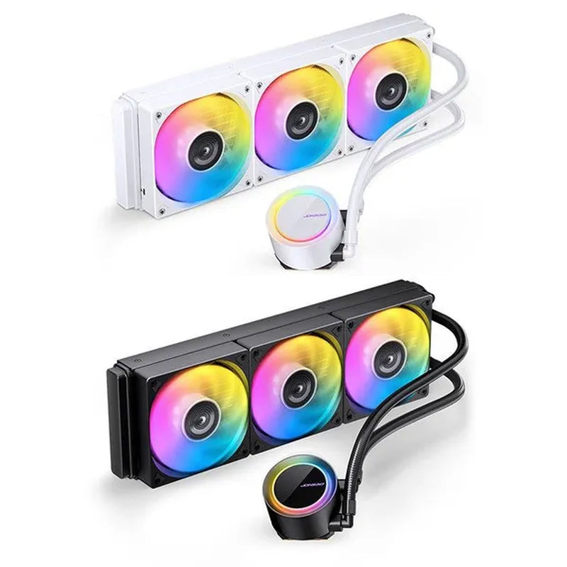 Transparent Computer Case, Desktop Computer ATX, Side Transparent 360 Water-Cooled Gaming Computer Case+360 Water-Cooled Fan X1+2TB/SSD Solid-State Drive M.2 Interface X1+Colorful Fan X4 N700W Power Supply PC Power Supply Gaming Power Supply X1