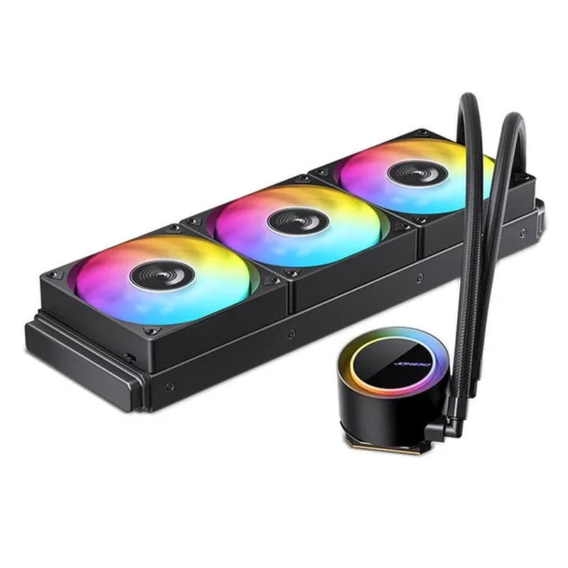 Transparent Computer Case, Desktop Computer ATX, Side Transparent 360 Water-Cooled Gaming Computer Case+360 Water-Cooled Fan X1+2TB/SSD Solid-State Drive M.2 Interface X1+Colorful Fan X4 N700W Power Supply PC Power Supply Gaming Power Supply X1