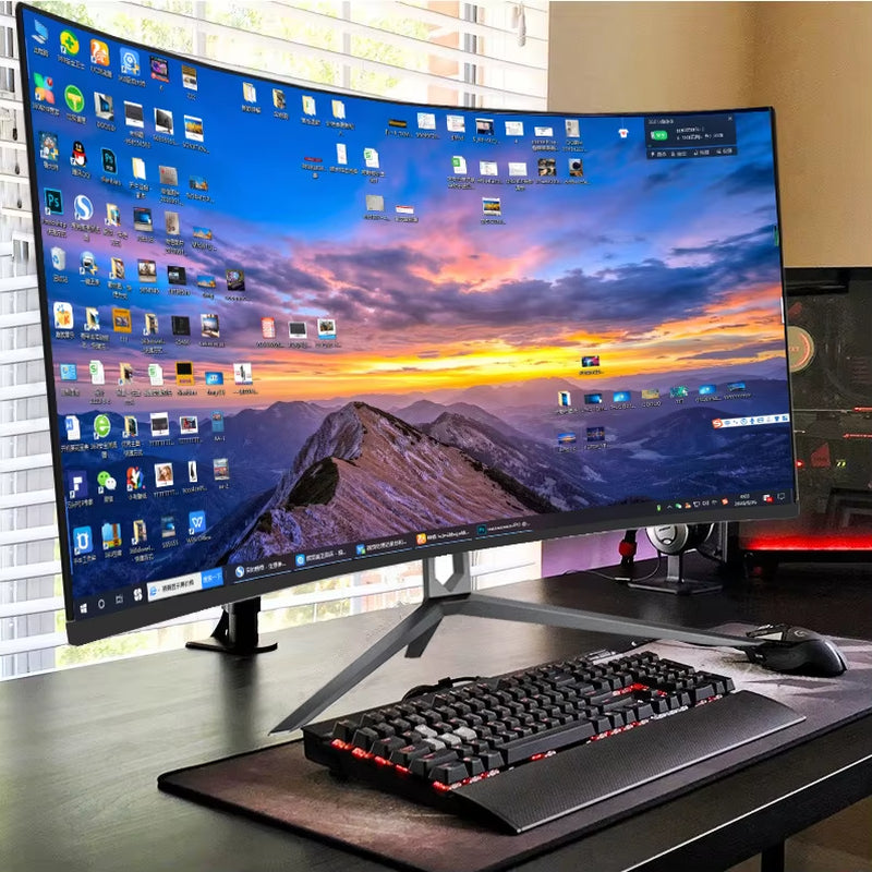 240Hz Pc Display 34Inch Curved Screen Monitor 4K Ultra Wide Curved Monitor Computer Gaming Pc Monitor